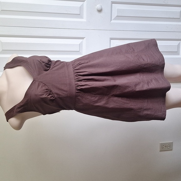 Charlotte Russe Dresses & Skirts - Charlotte Russe Cotton Chocolate Brown Dress Size Small